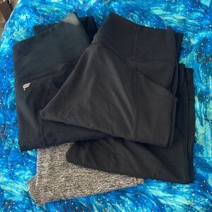 Fabletics Black and Gray Leggings